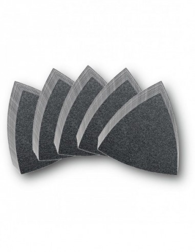 Feuilles Abrasives Triangulaires Non Perf G 40 (5) Abrasifs Triangulaire (Boite De 50)