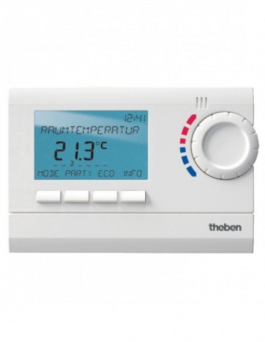 Thermostat D'ambiance Programmable Digital 24h Ram 812 Top2 Theben 8120032